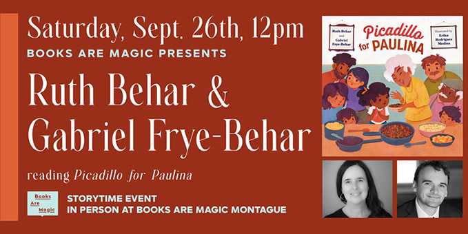 Storytime w/ Ruth Behar & Gabriel Frye-Behar: Picadillo for Paulina